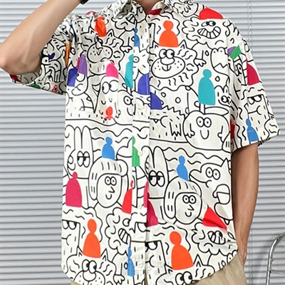 市场上装-衬衫-休闲衬衫