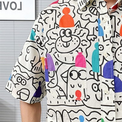 市场上装-衬衫-休闲衬衫