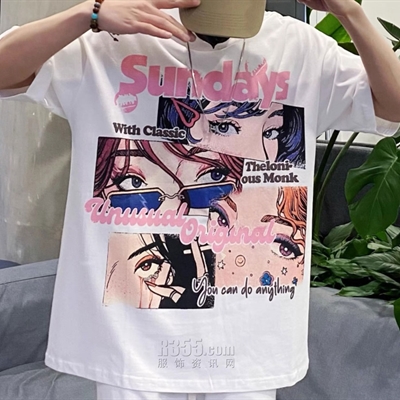 市场上装-T恤-电商T恤