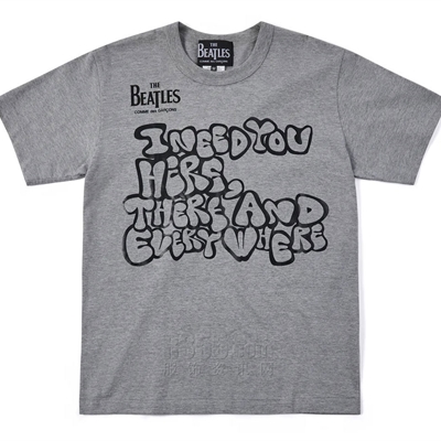 设计师品牌-短袖-微潮T恤[Comme des garcons BEATLES]