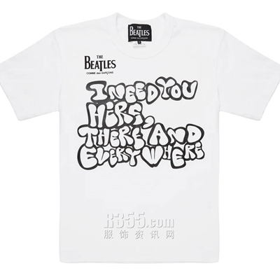 设计师品牌-短袖-微潮T恤[Comme des garcons BEATLES]