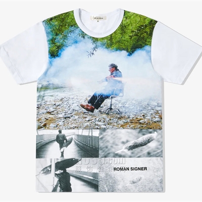 设计师品牌-短袖-微潮T恤【Comme des garcons X Roman Signer】