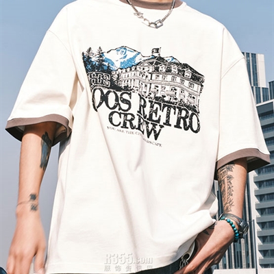 市场上装-T恤-电商T恤