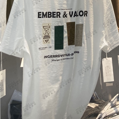 市场上装-T恤-休闲T恤【实拍】