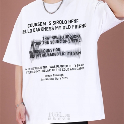 市场上装-T恤-电商T恤