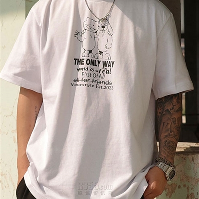 市场上装-T恤-休闲T恤