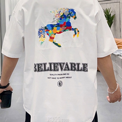 市场上装-T恤-休闲T恤