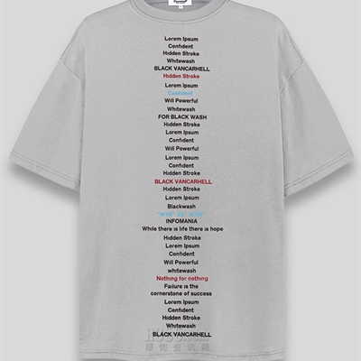 市场上装-T恤-电商T恤