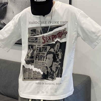 市场上装-T恤-电商T恤