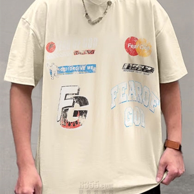 市场上装-T恤-电商T恤