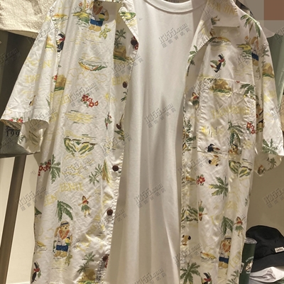 商场品牌-短袖-衬衫【实拍】