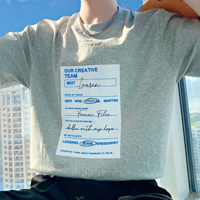 市场上装-T恤-休闲T恤