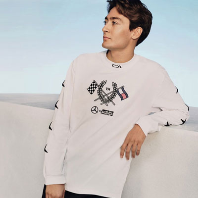 纽约《Tommy Hilfiger x Mercedes-AMG F1 x Clarence Ruth_yy》2024春夏休闲时尚男装