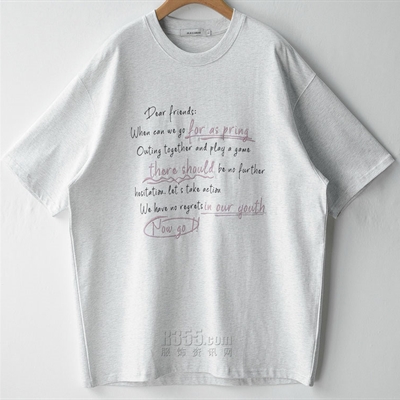 市场上装-T恤-休闲T恤