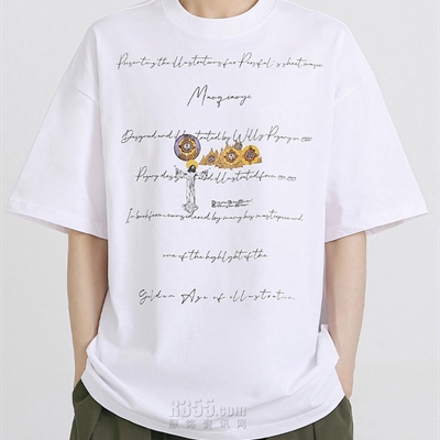 市场上装-T恤-电商T恤