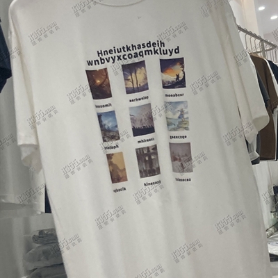 市场上装-T恤-休闲T恤【实拍】