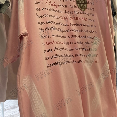 市场上装-T恤-电商T恤【实拍】