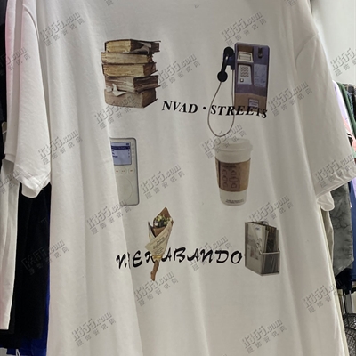 市场上装-T恤-电商T恤【实拍】