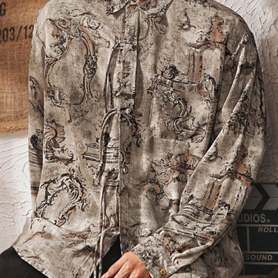 市场上装-衬衫-休闲衬衫