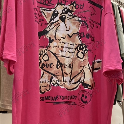 市场上装-T恤-电商T恤【实拍】