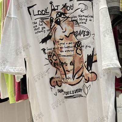 市场上装-T恤-电商T恤【实拍】