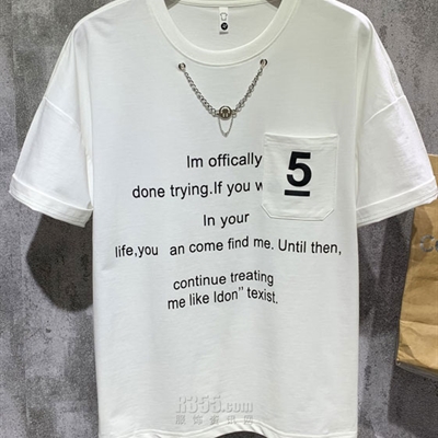 市场上装-T恤-休闲T恤