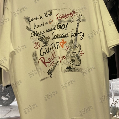 市场上装-T恤-电商T恤【实拍】