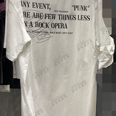 市场上装-T恤-电商T恤【实拍】