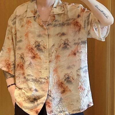 市场上装-衬衫-休闲衬衫