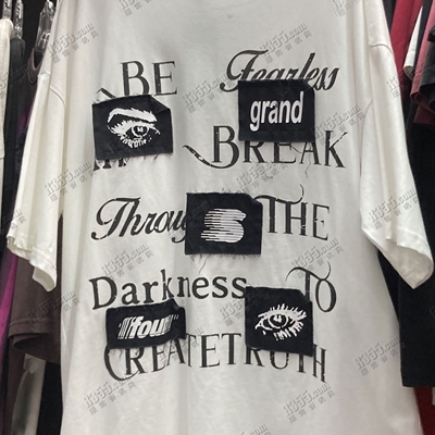 市场上装-T恤-电商T恤【实拍】