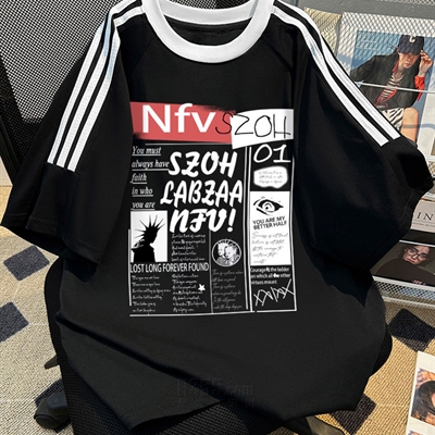 市场上装-T恤-电商T恤