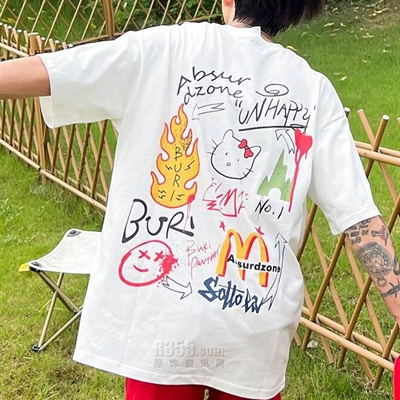 市场上装-T恤-电商T恤