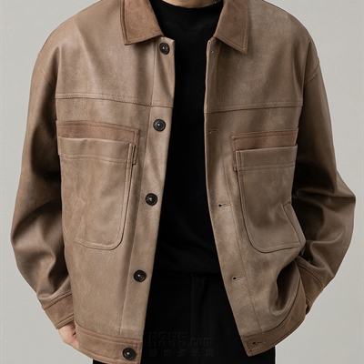 市场上装-皮衣-休闲皮衣