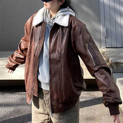 市场上装-皮衣-休闲皮衣