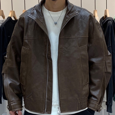 市场上装-皮衣-休闲皮衣