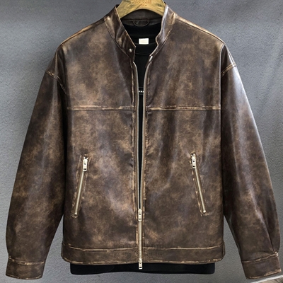 市场上装-皮衣-休闲皮衣