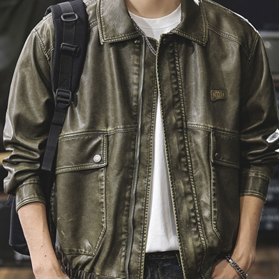 市场上装-皮衣-休闲皮衣