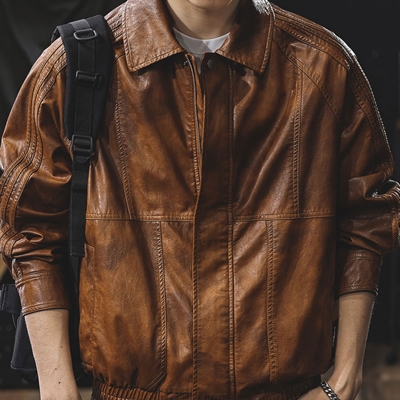 市场上装-皮衣-休闲皮衣