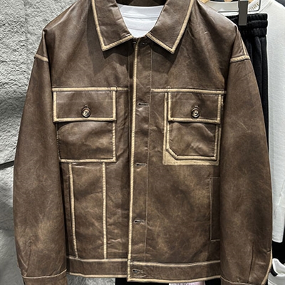 市场上装-皮衣-休闲皮衣