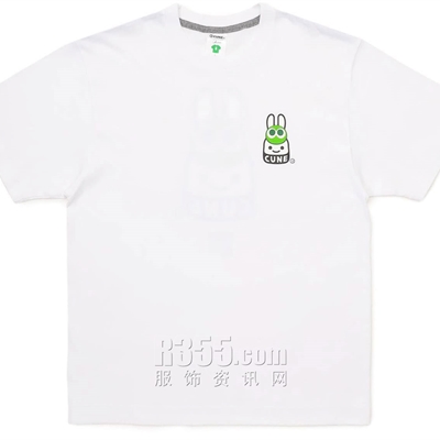 设计师品牌-短袖-微潮T恤【Cune x 泡泡龙】