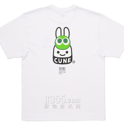 设计师品牌-短袖-微潮T恤【Cune x 泡泡龙】