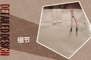 腰头细节精致点缀