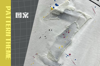 2025春夏市场泼墨图案