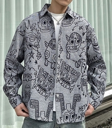 市场上装-衬衫-休闲衬衫