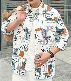 市场上装-衬衫-休闲衬衫