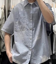 市场上装-衬衫-休闲衬衫