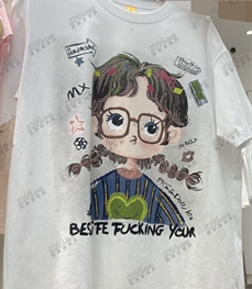 市场上装-T恤-休闲T恤【实拍】