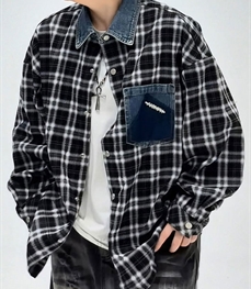 市场上装-衬衫-休闲衬衫