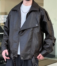 市场上装-皮衣-休闲皮衣