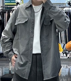 市场上装-衬衫-休闲衬衫